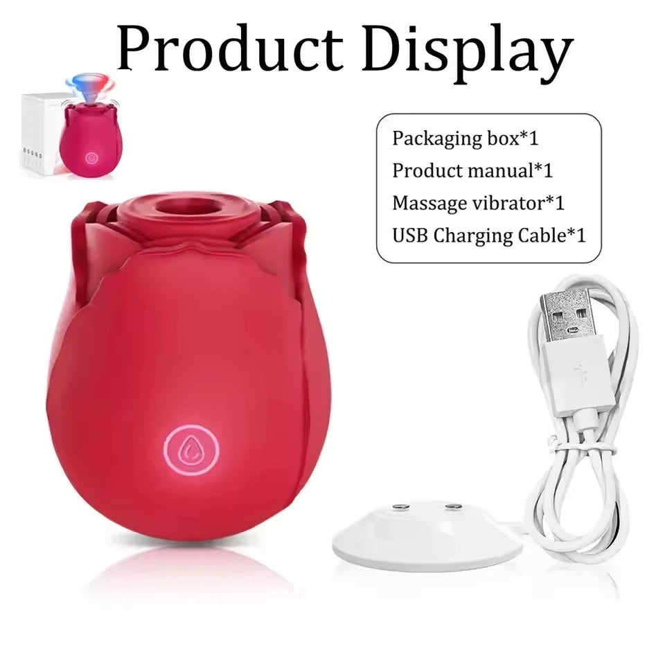 Vibrador de 10 velocidades, dildo potente para ponto G, sucção vaginal de clitóris, vibrador a vácuo potente, massageador