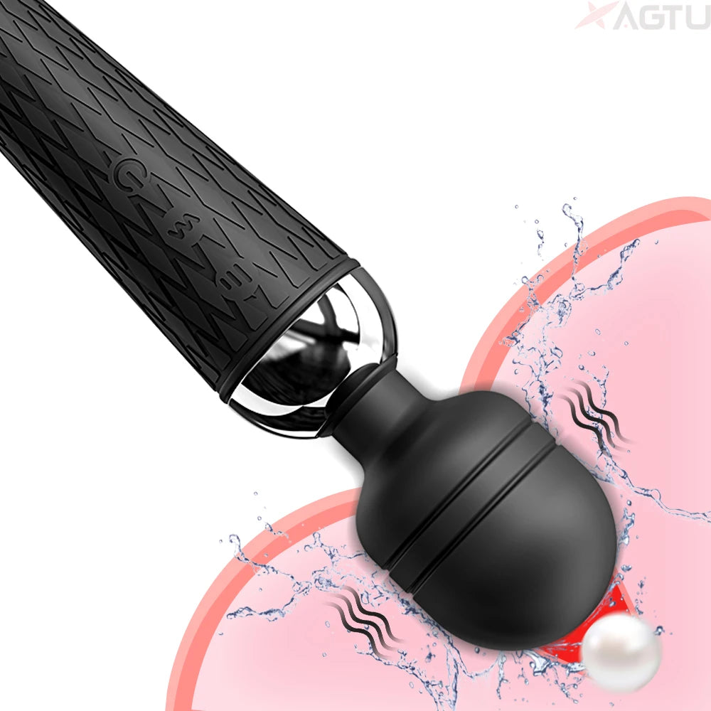 Massageador Corporal Big AV Vibração Forte Estimulador de Clitóris e Ponto G Vibrador Varinha Mágica