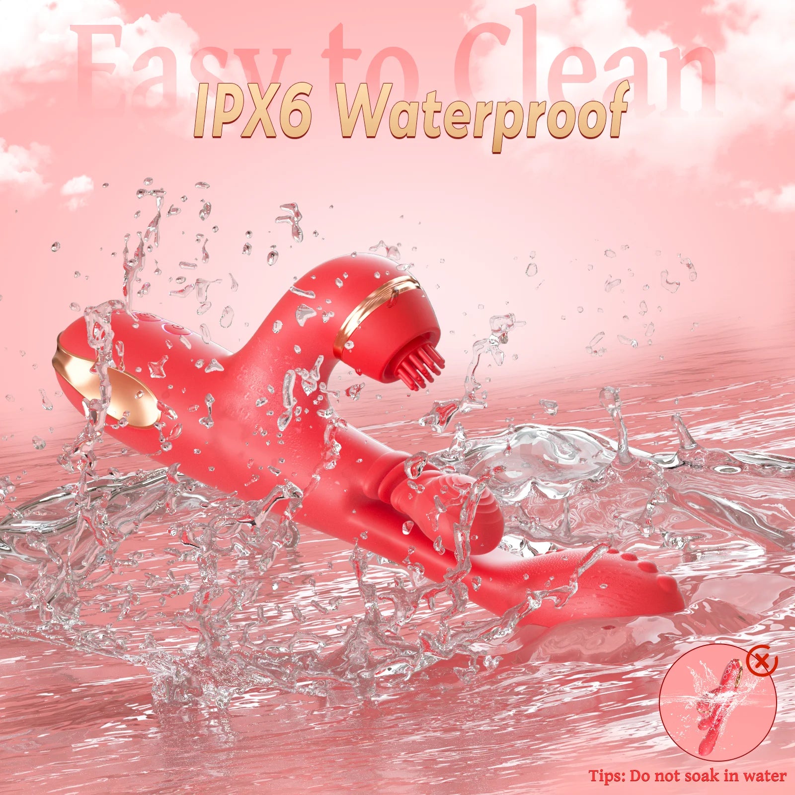 NOVO Vibrador 5 em 1 Climax em formato de dedo para mulheres, 3 Estimulador de clitóris