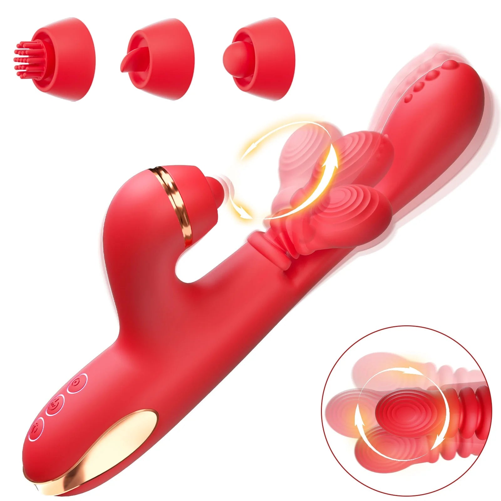 NOVO Vibrador 5 em 1 Climax em formato de dedo para mulheres, 3 Estimulador de clitóris