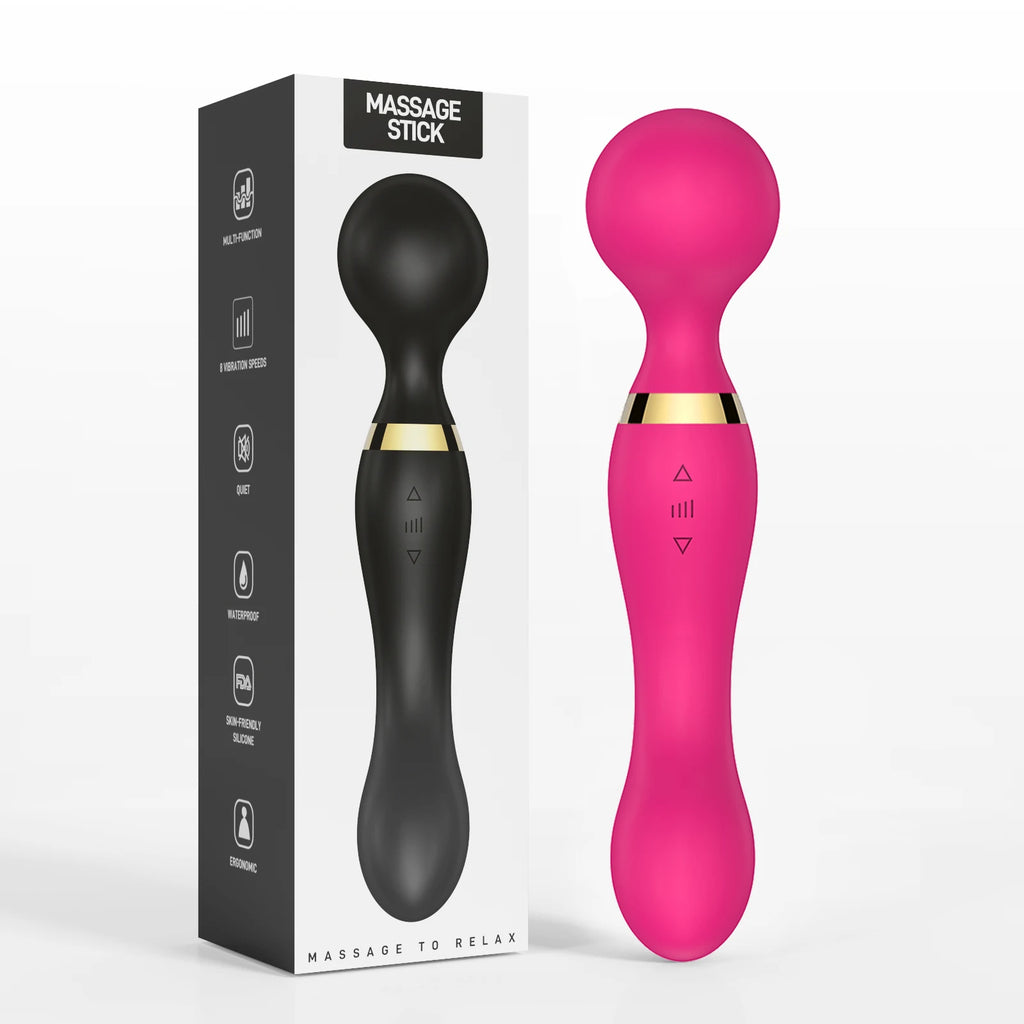 Vibrador AV Magic Wand potente de 20 velocidades, estimulador de clitóris e massageador de ponto G