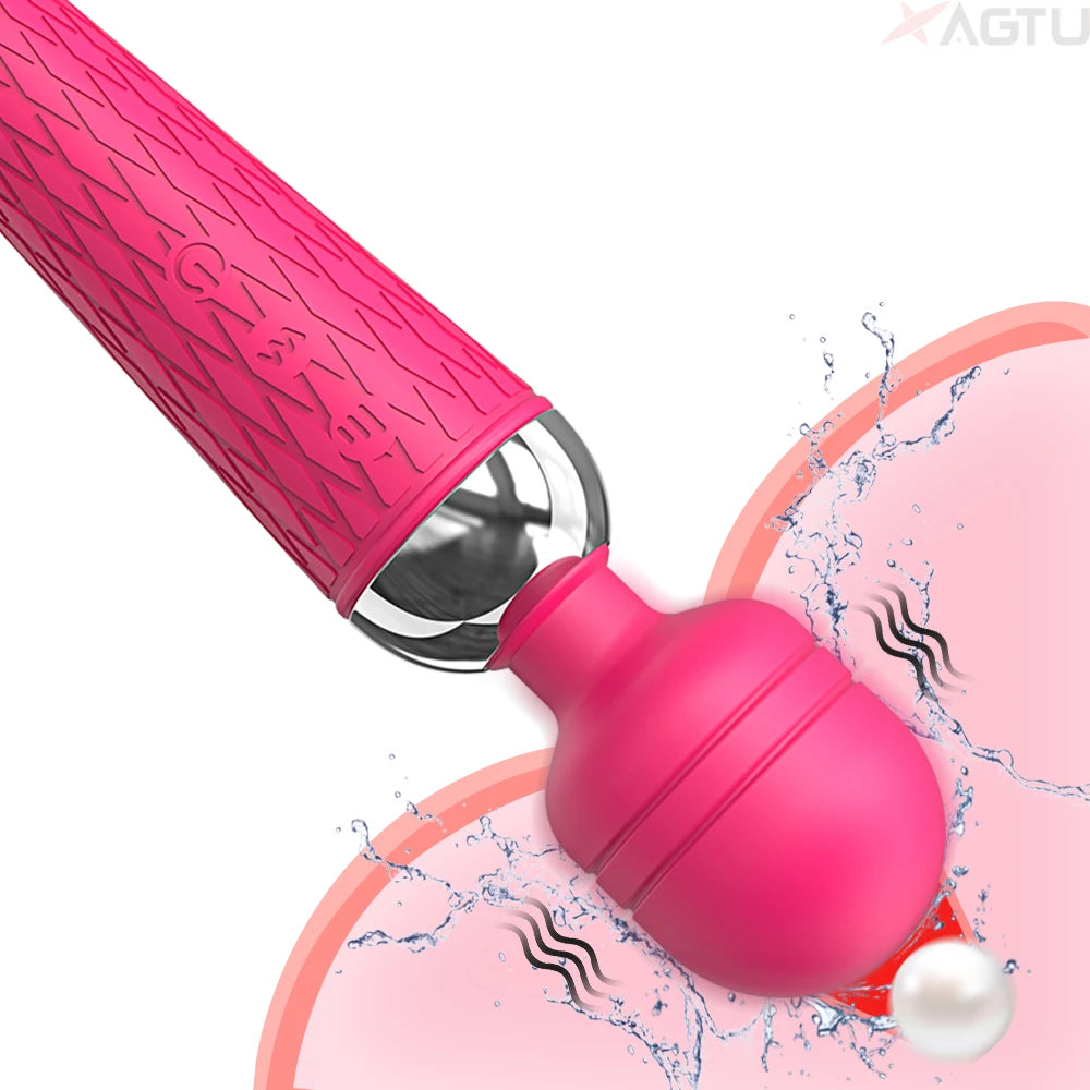 Massageador Corporal Big AV Vibração Forte Estimulador de Clitóris e Ponto G Vibrador Varinha Mágica