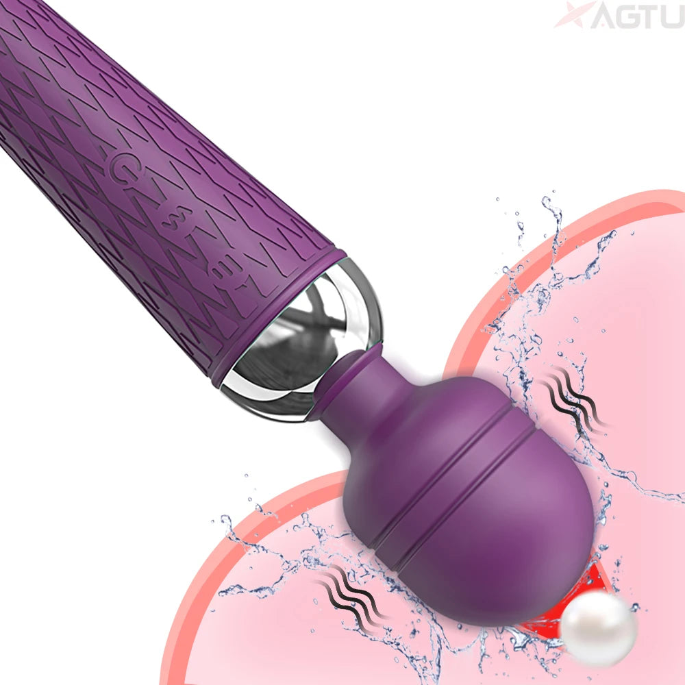 Massageador Corporal Big AV Vibração Forte Estimulador de Clitóris e Ponto G Vibrador Varinha Mágica
