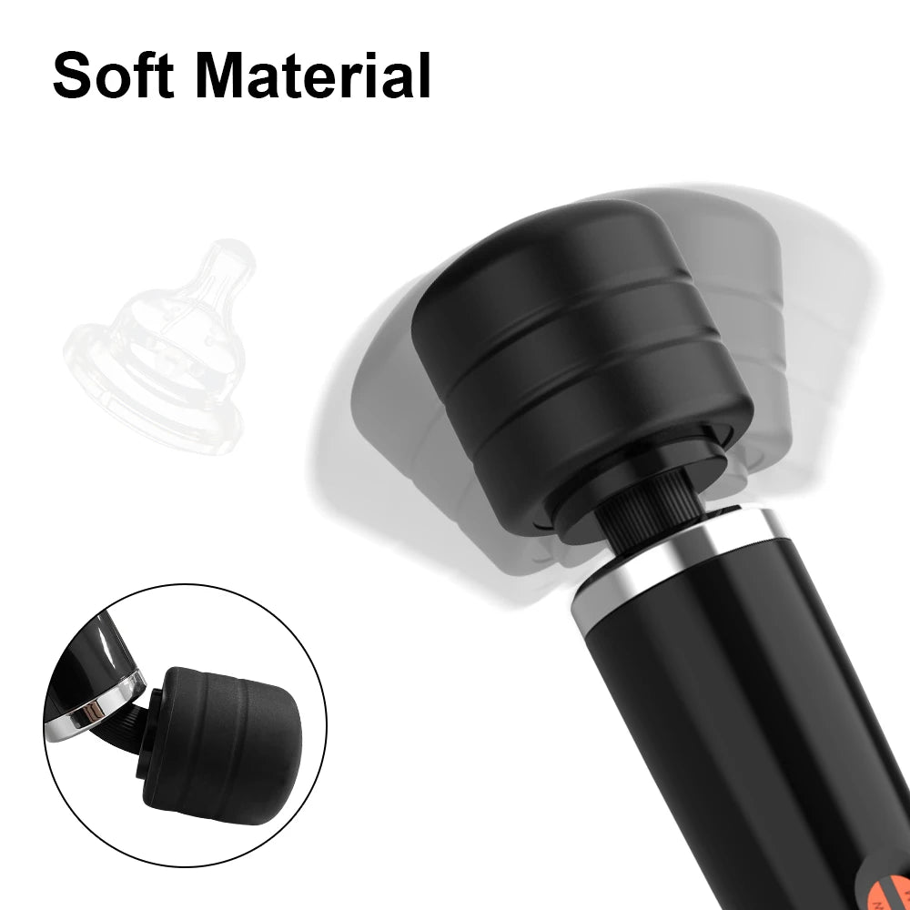 Massageador Corporal Big AV Vibração Forte Estimulador de Clitóris e Ponto G Vibrador Varinha Mágica